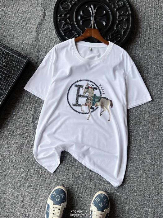 HERMESスーパー コピー 販売半袖Tシャツスタイリッシュファッション感満々_0_1