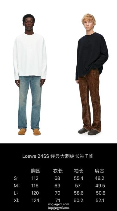 ブランド 偽物ロエベ長袖Tシャツ2024夏色っぽさ2024SS大人OK_0_3