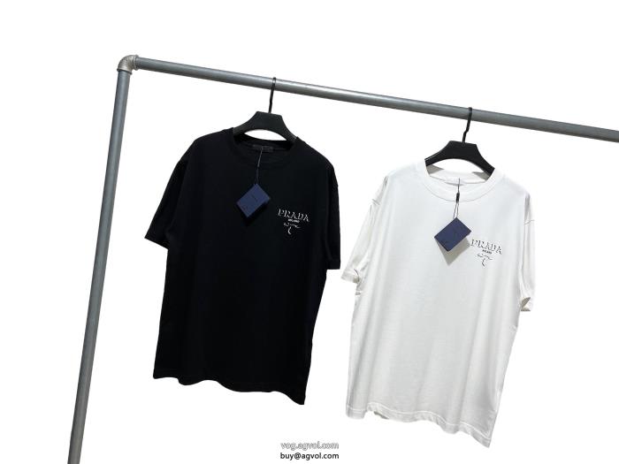 PRADAリッチな印象に素敵デザイン未入荷ブランドコピー 商品 販売半袖Tシャツ_0_1