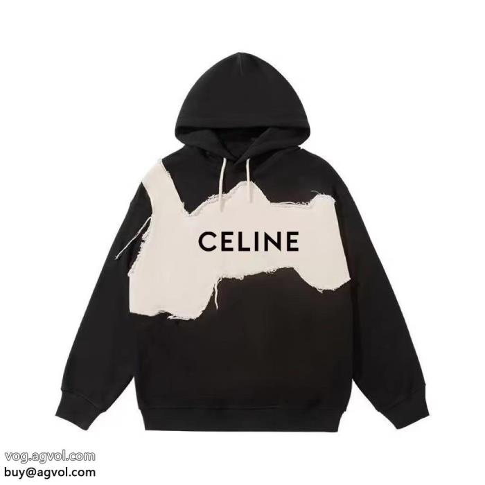 CELINEパーカースーパー コピー 安心 限定版プリント圧倒的な人気_0_0