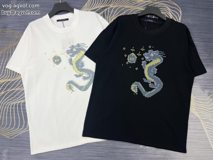 魅力が光る限定特大セール半袖TシャツLOUIS VUITTONスーパー ブランド コピー_0_0