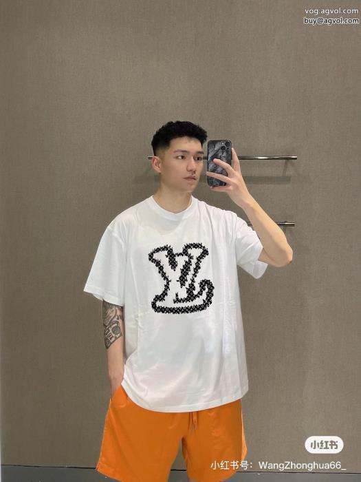 人気商品再入荷愛用ブランド半袖Tシャツブランド レプリカルイ ヴィトン_0_1