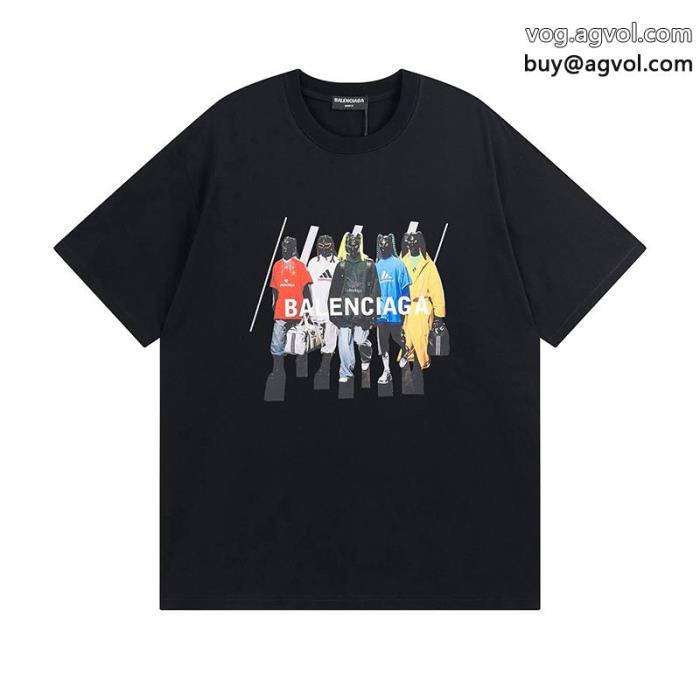 balenciaga雑誌も街も人気アイテム夏の必須アイテムを半袖Tシャツコピー ブランド_0_1