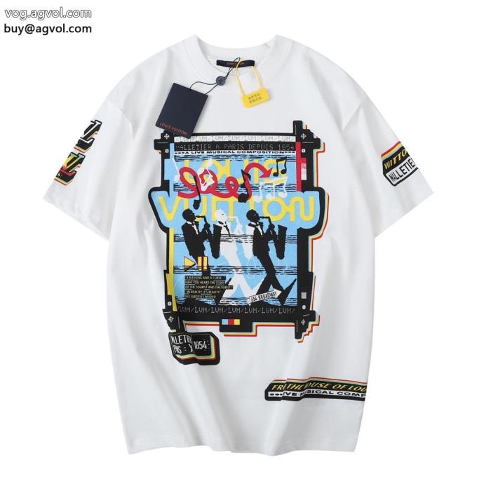 半袖TシャツLOUIS VUITTONスーパー コピー 品魅力がたっぷり男女共用_0_2