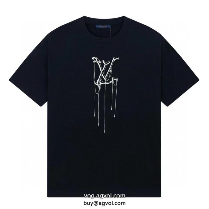 ブランド コピー 通販高い品質を誇るオシャレ度アップ半袖Tシャツルイ ヴィトン_0_0