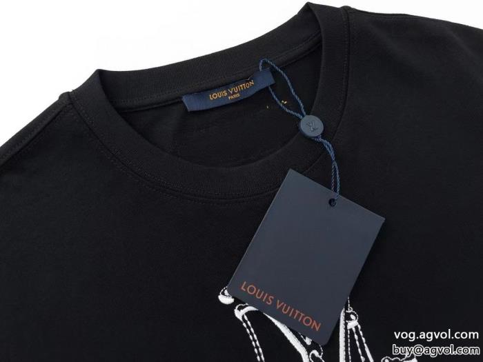 ブランド コピー 通販高い品質を誇るオシャレ度アップ半袖Tシャツルイ ヴィトン_0_1