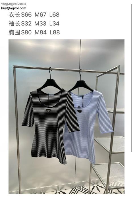 プラダ流行の最前線カジュアルを一歩大人にコピー 商品 通販半袖Tシャツ_0_0