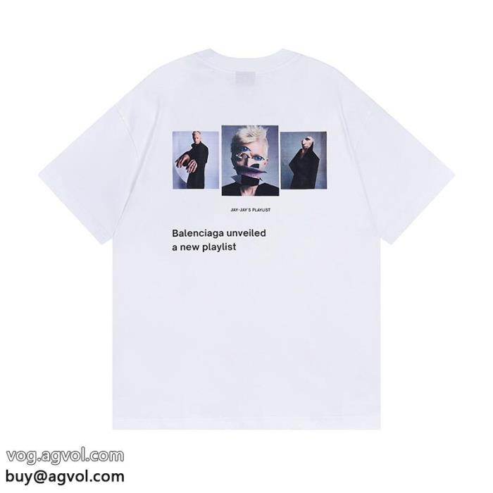 雑誌掲載23AWの最新アイテムbalenciaga半袖Tシャツ偽 ブランド _0_0