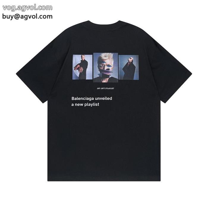 雑誌掲載23AWの最新アイテムbalenciaga半袖Tシャツ偽 ブランド _0_1