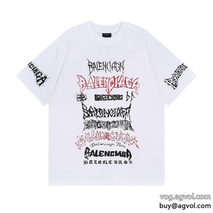 balenciaga半袖Tシャツスーパー コピー 2024の必須アイテム今季はファション感漂う_0_0