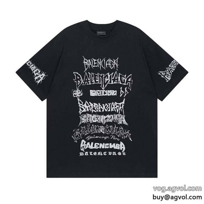 balenciaga半袖Tシャツスーパー コピー 2024の必須アイテム今季はファション感漂う_0_1