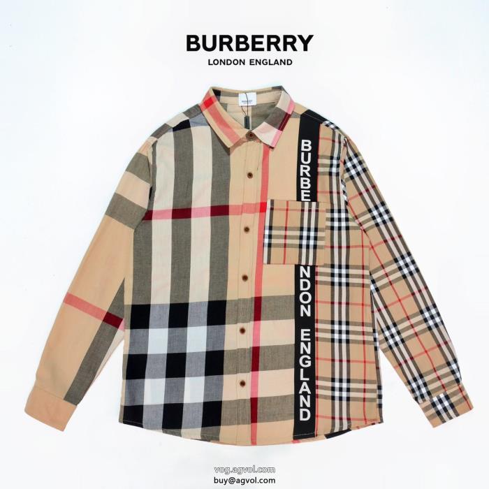 今夏のお気に入りスタイル今年らしい優秀アイテム長袖シャツBURBERRYブランド 偽物_0_0