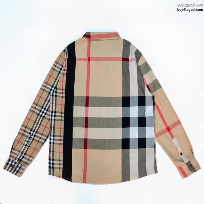 今夏のお気に入りスタイル今年らしい優秀アイテム長袖シャツBURBERRYブランド 偽物_0_1