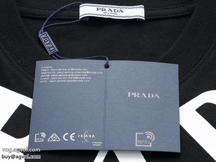 PRADA半袖Tシャツ雑誌掲載も多数注目の新作見つけてほしい一品ブランド 品 コピー_0_0