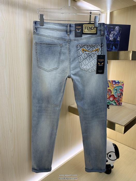 23SS海外直営風通しのよいジーンズ偽物 ブランド 販売FENDI_0_3