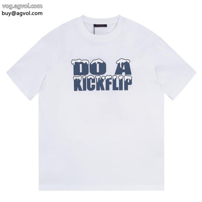 コピー 商品 ブランド不動の人気2024最新きちんと感が強いルイ ヴィトン半袖Tシャツ_0_1