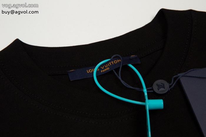 LOUIS VUITTON偽 ブランド半袖Tシャツ欲しい可愛く新鮮特に注目したい_0_1