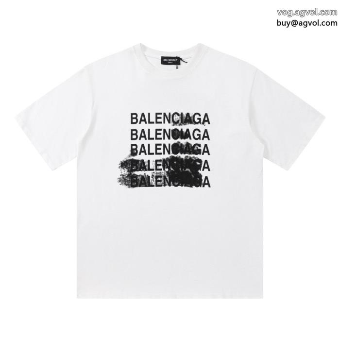 balenciagaオシャレな印象に即完売スーパー コピー  半袖Tシャツ_0_1