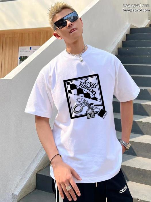 ルイ ヴィトンスーパー コピー 品シンプルなデザイン今季話題の一級品半袖Tシャツ_0_1