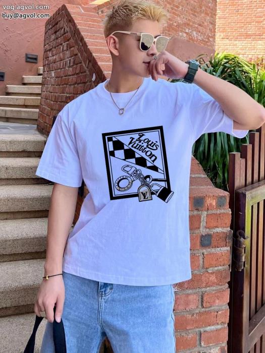 ルイ ヴィトンスーパー コピー 品シンプルなデザイン今季話題の一級品半袖Tシャツ_0_2