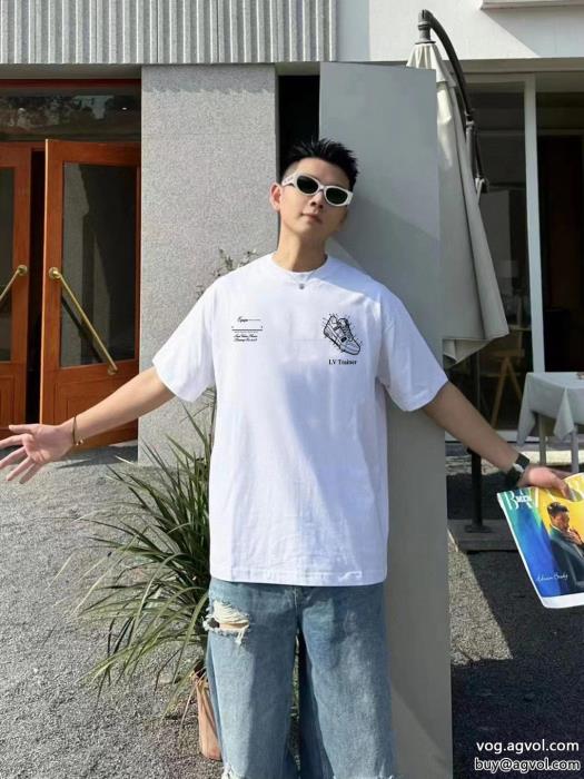 SS23残り僅魅力的なポイントLOUIS VUITTONブランド 偽物 激安半袖Tシャツ_0_1