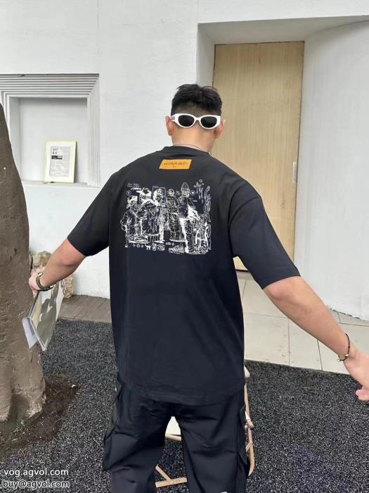 2024年夏最新作優しげ人気アイテムLOUIS VUITTONコピー ブランド半袖Tシャツ_0_1