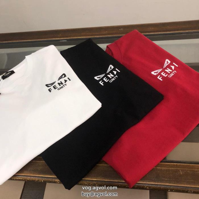 売切必至2024年SSのトレンド半袖Tシャツフェンディコピー 商品 販売_0_1