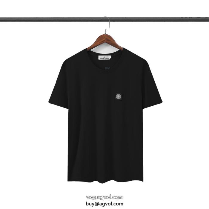 ストーンアイランド大人気商品発表の新作モデルコピー 品 ブランド半袖Tシャツ_0_1