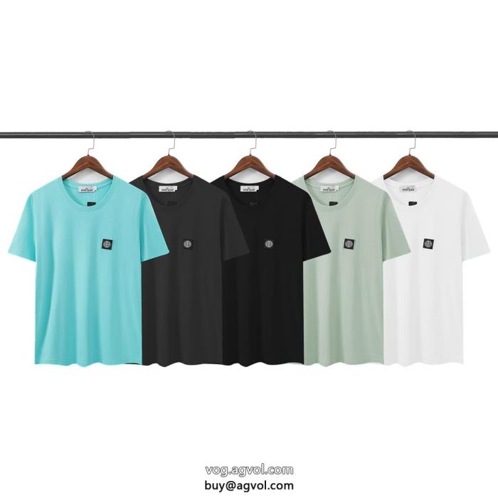 ストーンアイランド大人気商品発表の新作モデルコピー 品 ブランド半袖Tシャツ_0_2