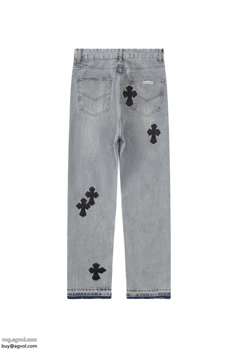 アイドル着用今や定番アイテム好評品ジーンズ偽 ブランドCHROME HEARTS_0_1