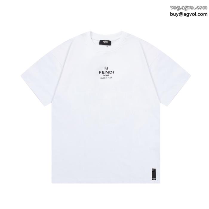 ブランド コピー ショップ半袖TシャツFENDI旬デザイン2024年の夏のマスト_0_2