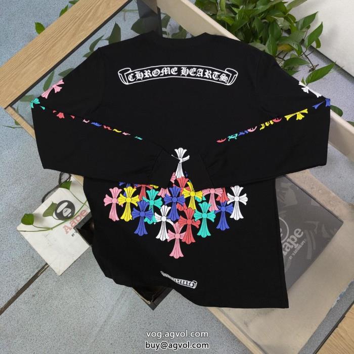 クロムハーツファッションの最先端！早い者勝ちコピー 品 販売長袖Tシャツ_0_3