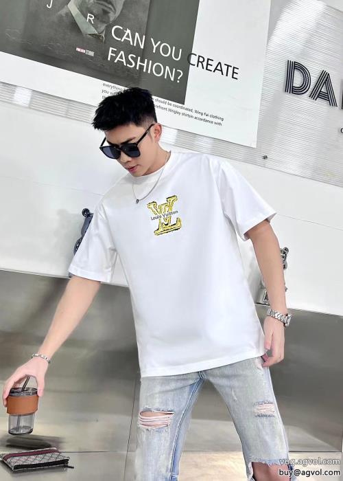 新作モデル高品質ルイ ヴィトンスーパー コピー 安心 半袖Tシャツ_0_2