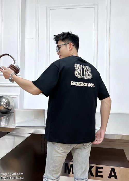 ブランド 偽物 通販バレンシアガ半袖Tシャツ定番人気夏の大人カジュアル_0_2