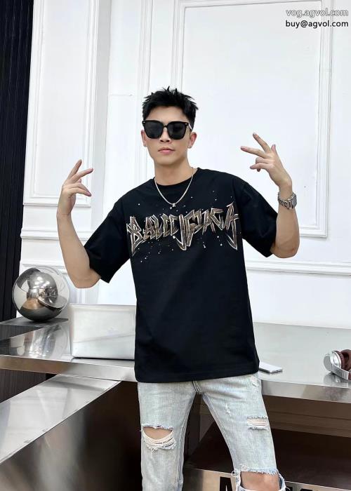 ブランド コピー 販売半袖Tシャツbalenciaga大胆なデザイン高級感ある_0_0