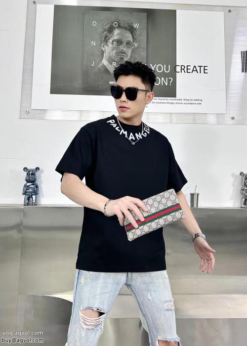balenciaga半袖Tシャツスーパー コピー 通販今季はトップスにおすすめ清涼感_0_1
