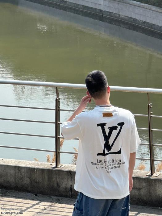 在庫あり即納夏限定半袖TシャツLOUIS VUITTONコピー 品 販売_0_1