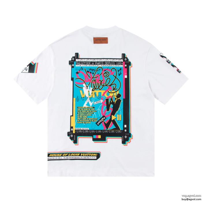 LOUIS VUITTONブランド 激安半袖Tシャツ低価格爆発的な人気_0_1