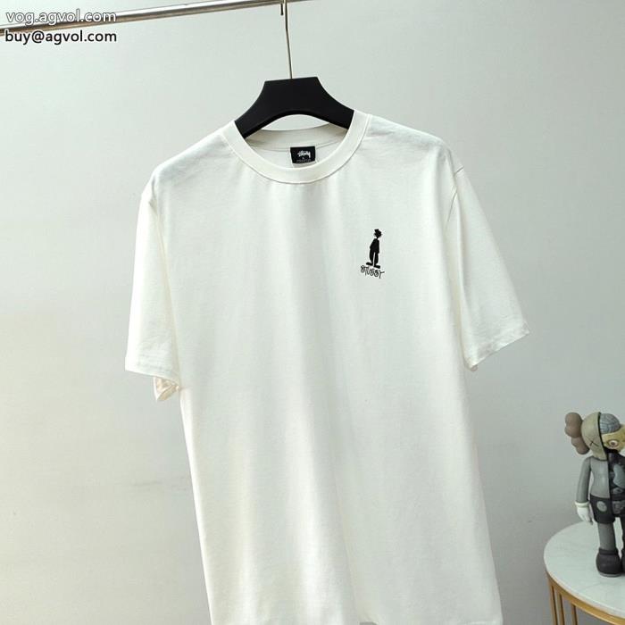STUSSYブランド コピー今っぽいトレンド人気急上昇中半袖Tシャツ_0_0