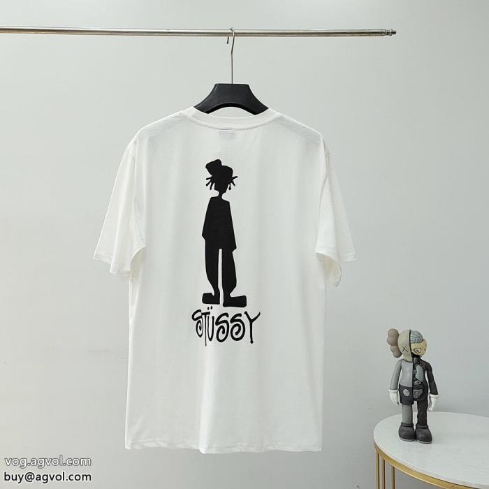 STUSSYブランド コピー今っぽいトレンド人気急上昇中半袖Tシャツ_0_1
