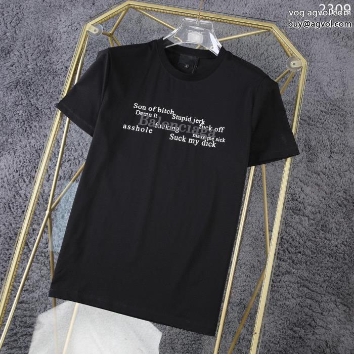 balenciaga半袖Tシャツブランド コピー  圧倒的な人気今年の夏は着こなし_0_2