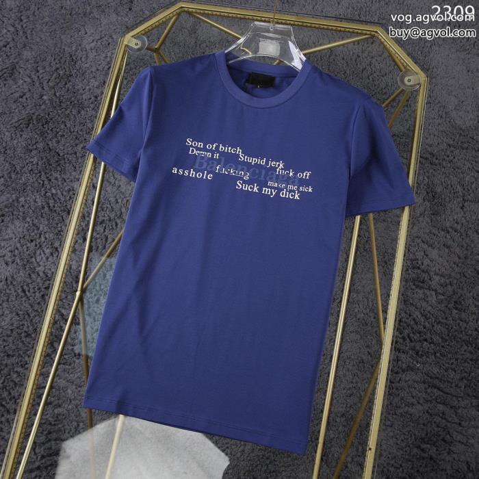 balenciaga半袖Tシャツブランド コピー  圧倒的な人気今年の夏は着こなし_0_3