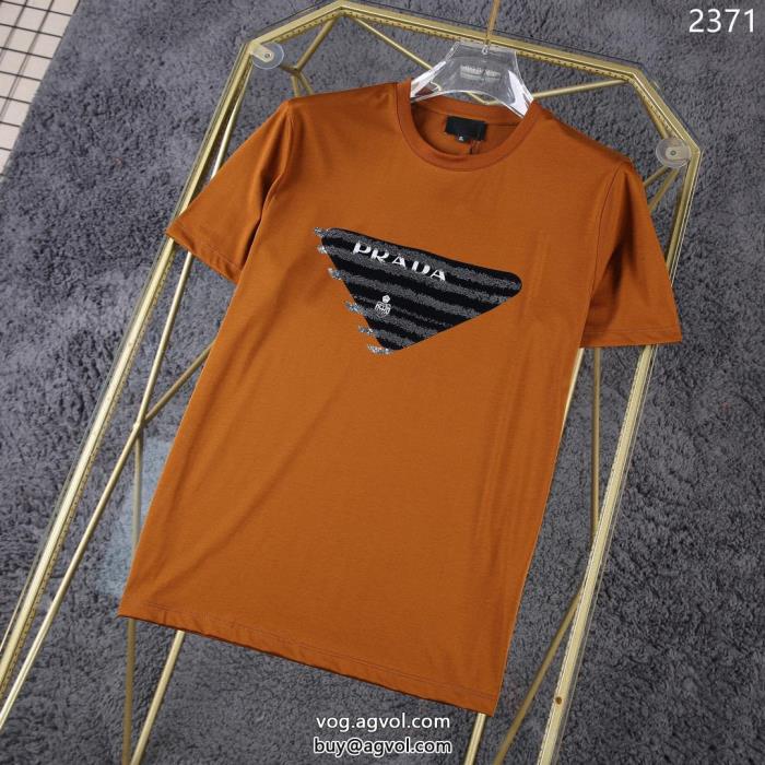 半袖TシャツSS23注目スタイル清涼感とカジュアルスタイルプラダ偽物 通販 _0_1