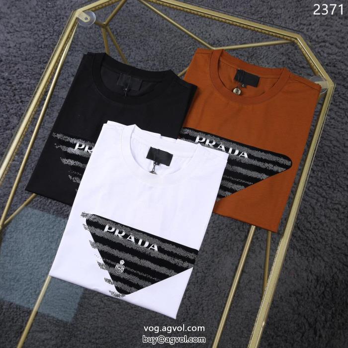 半袖TシャツSS23注目スタイル清涼感とカジュアルスタイルプラダ偽物 通販 _0_2