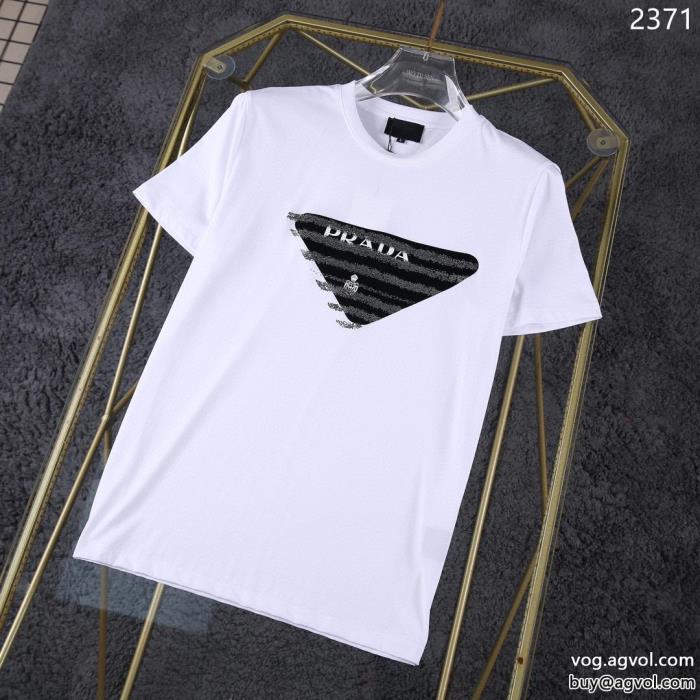 半袖TシャツSS23注目スタイル清涼感とカジュアルスタイルプラダ偽物 通販 _0_3