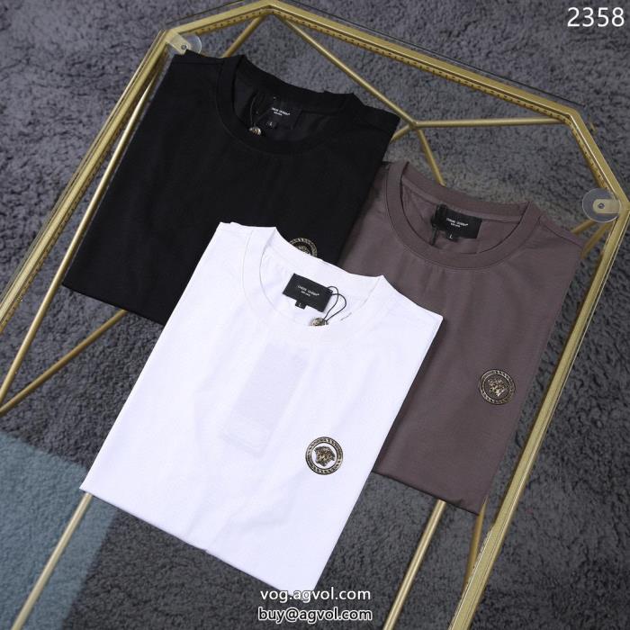 ヴェルサーチ半袖Tシャツ偽 ブランド 大絶賛クラシカルな雰囲気_0_1