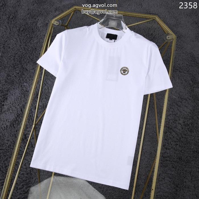 ヴェルサーチ半袖Tシャツ偽 ブランド 大絶賛クラシカルな雰囲気_0_2