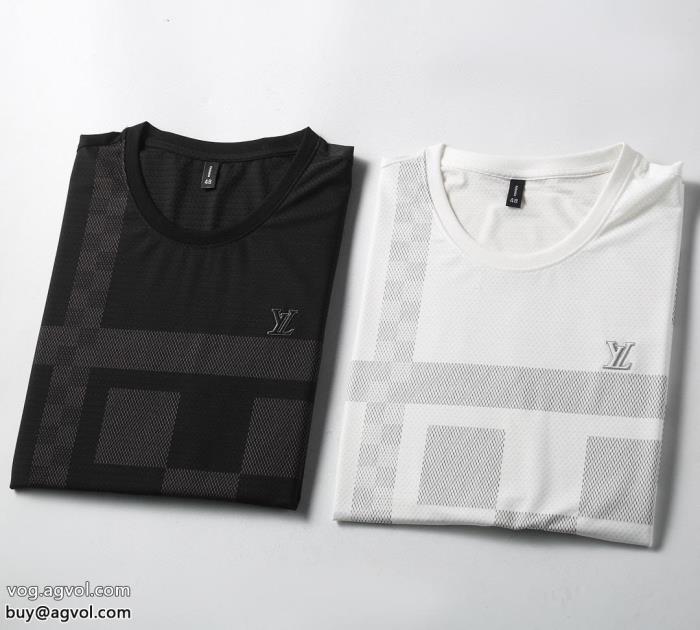 通気性と吸汗性に優れファッションの最先端！LOUIS VUITTONブランド 偽物半袖Tシャツ_0_2