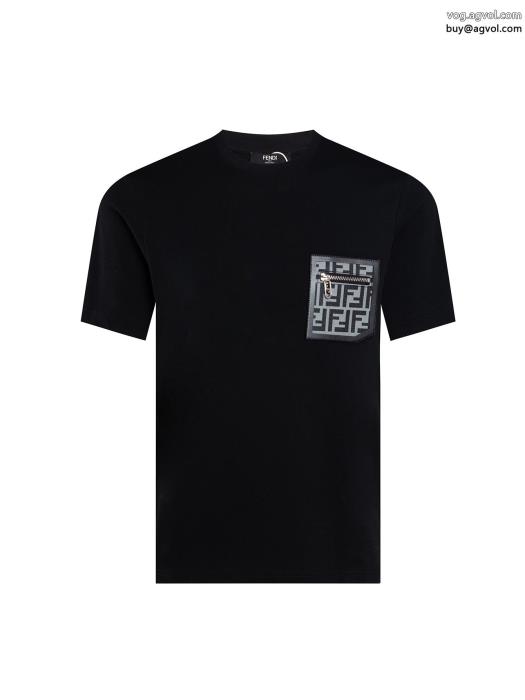最旬のスタイル爽やかマルチ半袖Tシャツスーパー コピー  FENDI_0_2