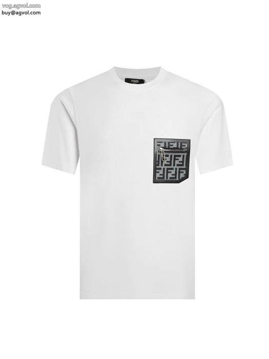 最旬のスタイル爽やかマルチ半袖Tシャツスーパー コピー  FENDI_0_3
